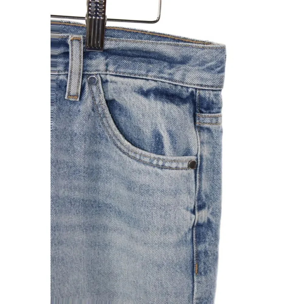 EB Denim Womens Boyfriend Jeans Blue Mid Rise Cotton Blend Size 26